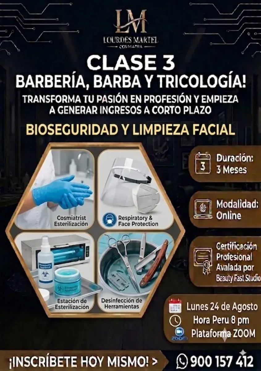 Clase 3 – Bioseguridad y limpieza facial