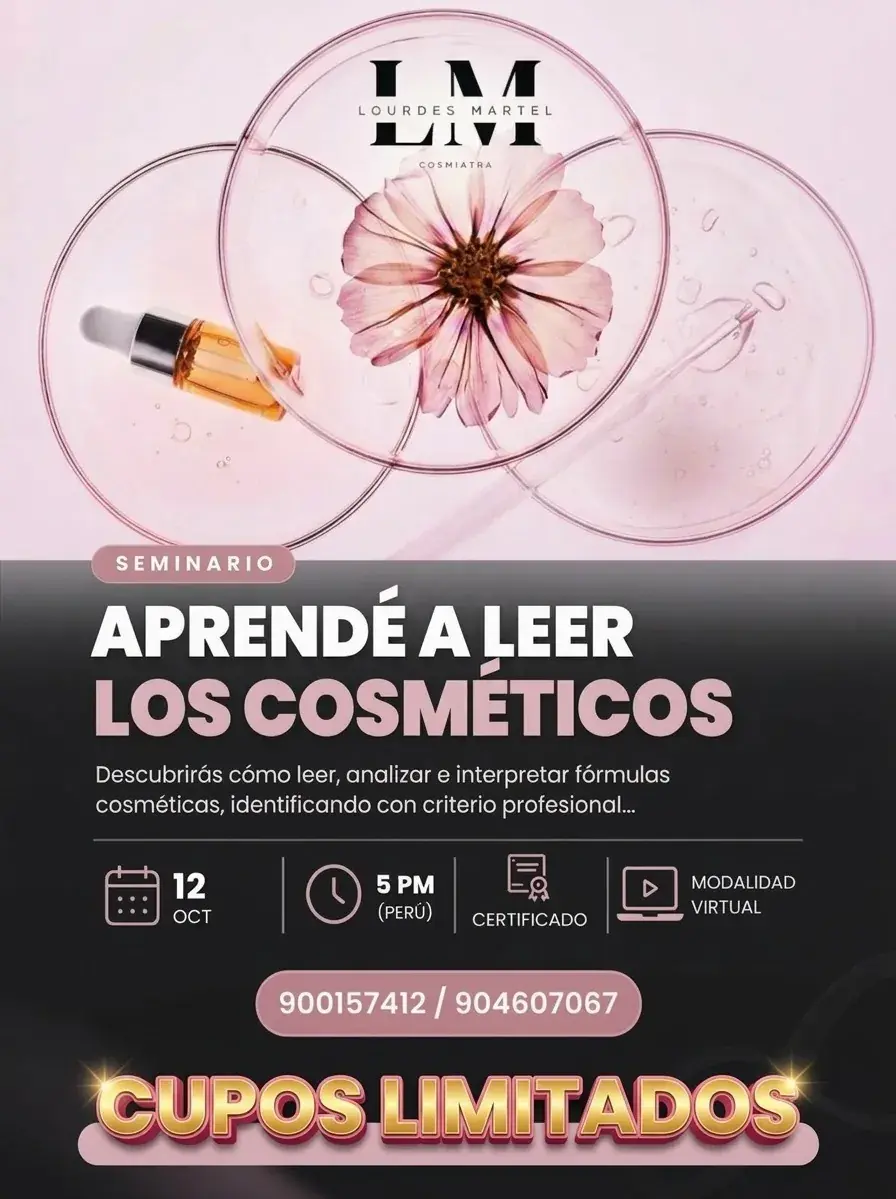 Aprende a leer los cosméticos