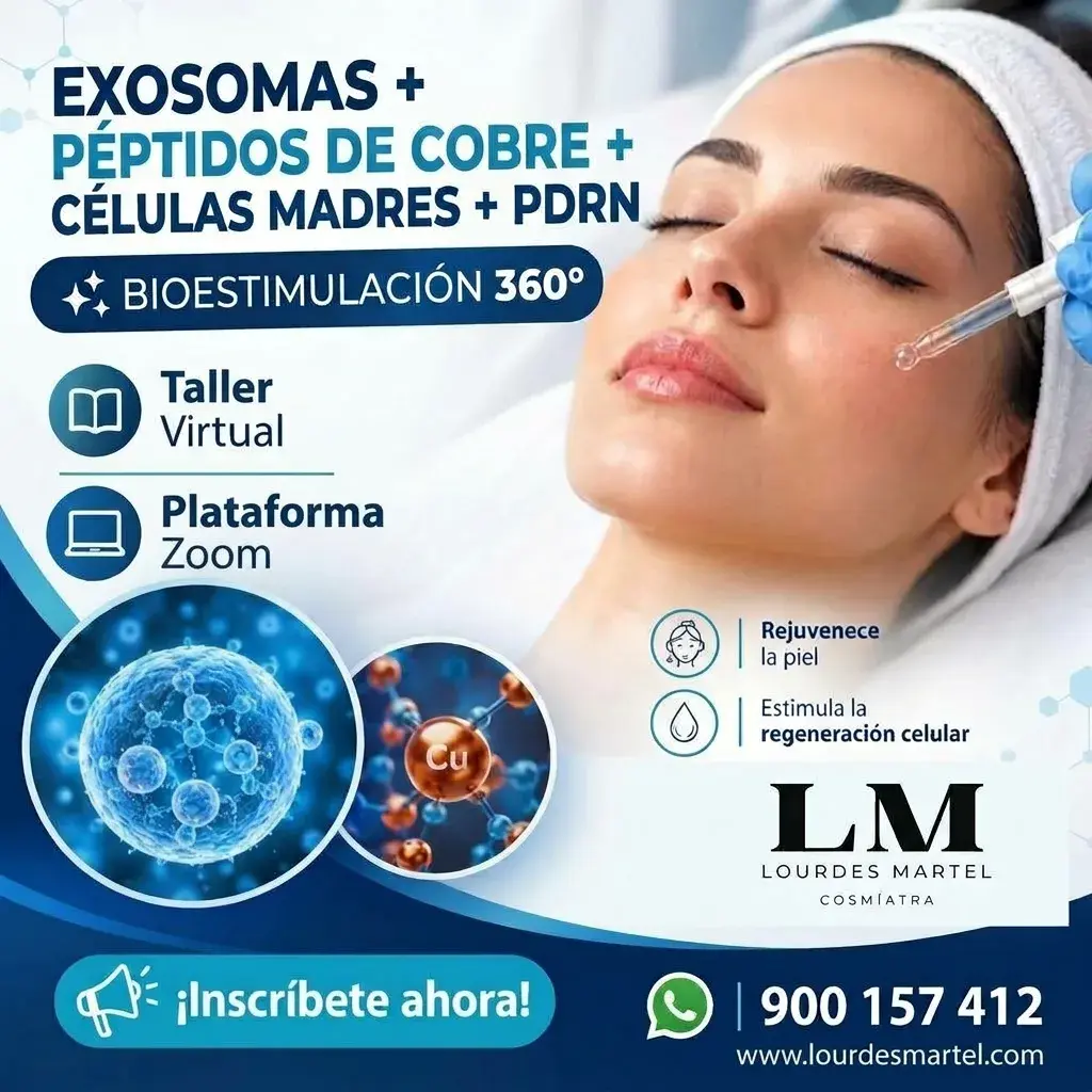 Bioestimulación 360°: Exosomas, Péptidos de Cobre, Células Madre y PDRN