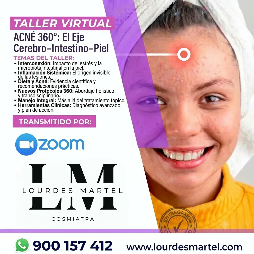 Acné 360°: el eje Cerebro–Intestino–Piel