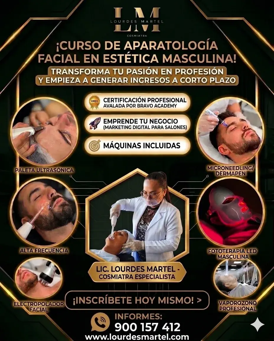 Aparatología Facial en Estética Masculina