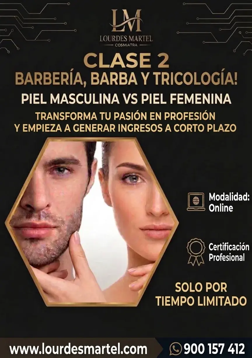Piel Masculina VS Piel Femenina